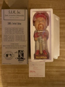 MUÑECA CABEZA BOBBING EDICIÓN LIMITADA SAM RARA MARCA MCGWIRE NUEVA EN CAJA CERTIFICADO DE AUTENTICIDAD # 7799 - Imagen 1 de 3