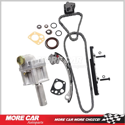 Timing Chain Kit Oil Pump Set fit 98-04 Nissan Frontier Xterra 2.4L KA24DE - Image 1 of 4