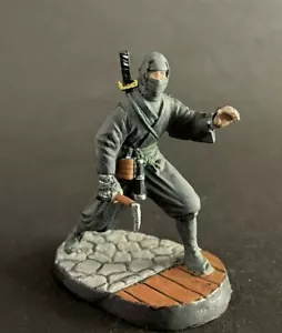 Ninja giapponese 15a statuetta in latta 54 mm 1/32 dipinta - Foto 1 di 5