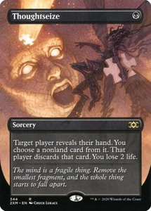 MTG - (Showcase) THOUGHTSEIZE - Double Masters (R) - Picture 1 of 1