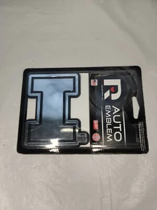 Illinois Fighting Illini Logo 3D Chrome Auto Decal Sticker NEW Made in USA - Picture 1 of 3