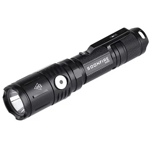 soonfire MX65 Tactical Flashlight 1060 Lumens Built-in a Fast Charging NEW! - Picture 1 of 2