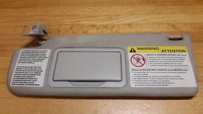 1999-2004 VW Jetta / Golf Driver Side Sun Visor  - Gray - Decent Condition - Image 1 of 3