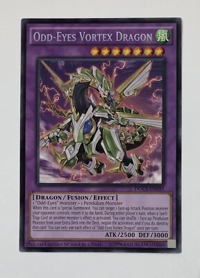 YUGIOH Jumbo Oversized Promo Card ODD-EYES VORTEX DRAGON DOCS-EN045 YU-GI-OH! - Image 1 of 4