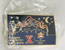 NIP: Salt Lake 2002 Olympic Pin, Closing Ceremony 2/24/2002, Xerox