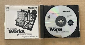 Microsoft Works & Money (PC, 1995) π₯ New PC Version / Windows 95 - Picture 1 of 3