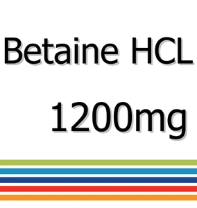 Betaine HCL 1200mg x 500 Tablets - Inflammation Reduction - Picture 1 of 1