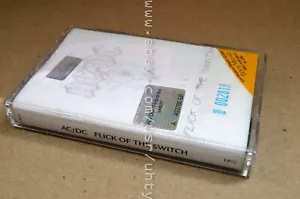 AC/DC ACDC FLICK OF THE SWITCH RARE UKR ORIGINAL TAPE CASSETTE HARD ROCK - Picture 1 of 2