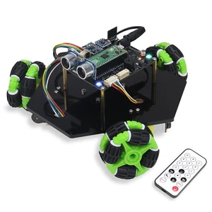 Freenove Omni Wheel Car Kit for Raspberry Pi Pico 1 2 W Two Forms Tutorial Code - Photo 1/40