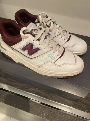 NEW BALANCE 550 red and white 44 - Immagine 1 di 4