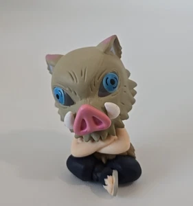 Inosuke Hashibira Chokonocco Demon Slayer: Kimetsu no Yaiba Mini Figure Anime - Picture 1 of 5