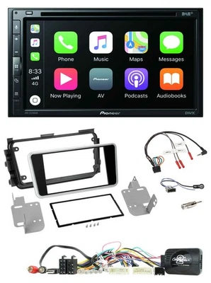 Pioneer DVD 2DIN Lenkrad DAB Bluetooth USB Autoradio für Nissan Micra 2017-2019 - Bild 1 von 4