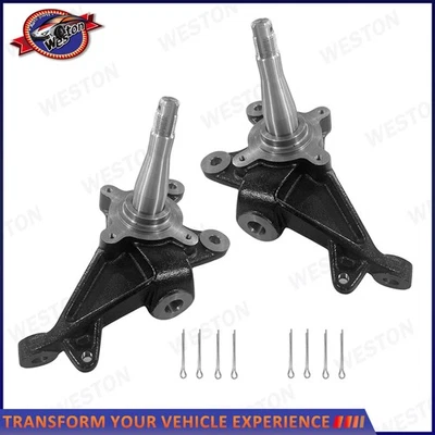 Front 2" Drop Lowering Spindles For 1984 1985-1995 Toyota Pickup 2WD 2.4L 3.0L - Imagem 1 de 4