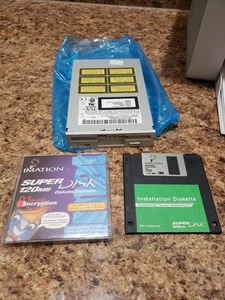 Panasonic Matsushita LKM-F934-1 Super Disk 120MB con disco Instalación Disquete Win 95 - Imagen 1 de 8