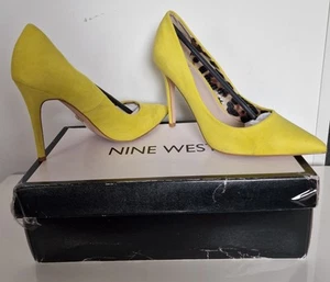 Stunning Nine West 4inch Heels Size 4 Ideal For Wedding Races Evening Clubbing - Picture 1 of 4