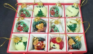 12 Christmas Branson MO. Adornos de bolas de vidrio 1,75" - Imagen 1 de 2