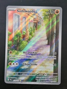 Sudowoodo 219/193 - Pokemon Paldea Evolved Illustration Rare - Picture 1 of 2