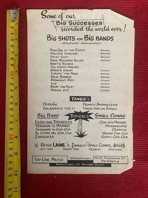 Sheet Music "Mama Oye" Conga For 2nd Trumpet REF00062 - Image 1 of 2