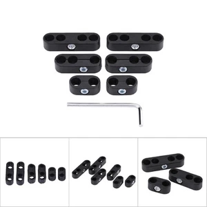(Black SI-A0731)Spark Plug Tool 7mm 8mm Plug Wire Divider Looms Ignition - Picture 1 of 5