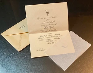 St. Louis Veiled Prophet Ephemera 1935 Annual Ball Invitation Vintage Antique - Picture 1 of 12