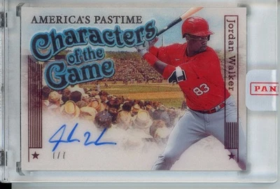 2023 Panini Chronicles - Jordan Walker Auto  #COG-JW Pink /7 (AU, RC) - Image 1 of 2