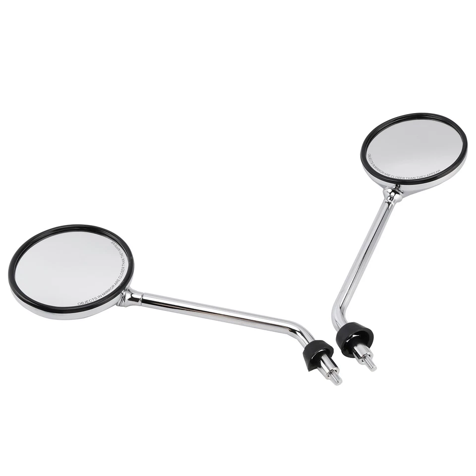 Chrome Rearview Mirror Set For Vespa LX 50 2T/4T & LX 125 & LX 150 2005-2013 Foto 1 de 4