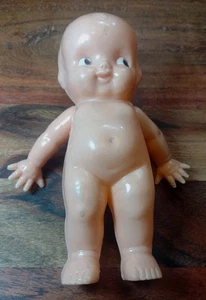 Strwink Irwin Kewpie Plastic Doll 6.5” USA Side Eyed Movable Arms 60b17 - Picture 1 of 5