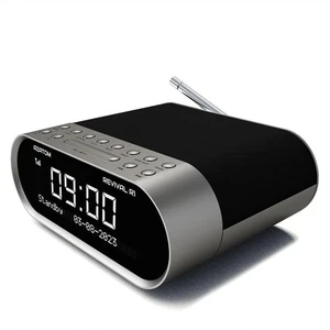 DAB/DAB+ & FM Bedside Digital Radio | Dual Alarms & Sleep Timer | USB Device Cha - Picture 1 of 8