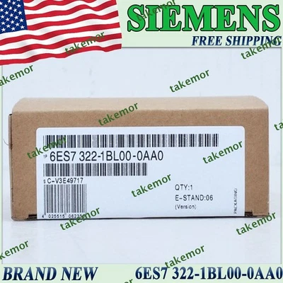 New in Box Siemens 6ES7 322-1BL00-0AA0 US 6ES7322-1BL00-0AA0 PLC Digital Output - Image 1 of 4