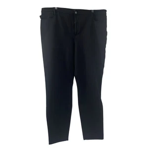 Talbots Pants 18 Soho 5 Pocket Leggings Black High Waist Skinny Leg - Picture 1 of 5