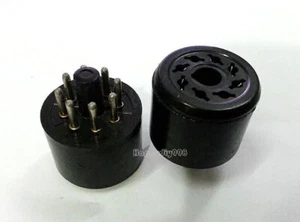 Adaptador convertidor de enchufe de tubo de vacío chapado en estaño de 8 pines a 8 pines ahorro - Imagen 1 de 2