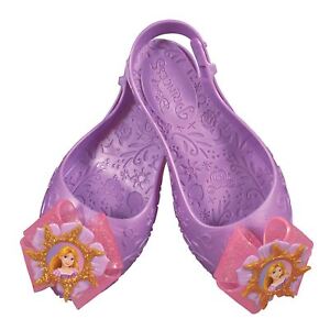 Girls Official Disney Princess Rapunzel Shoes Size 11 - 12 Kids Costume Dress Up