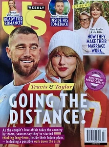 TAYLOR SWIFT & TRAVIS KELCE - GOING THE DISTANCE 2024 US WEEKLY Magazine NEW - Picture 1 of 1