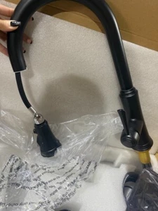 Mediterrane Bronze Einhand Deckmontage Touchless Pull-Down Küchenarmatur - Bild 1 von 2