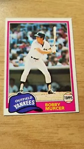 BOBBY MURCER 1981 Topps #602 SBC030 - Picture 1 of 2