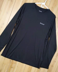 BALEAF Sun Protection Shirt Mens Large SPF UPF 50+ Long Sleeve Rash Guard Black - Picture 1 of 10