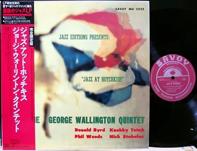 GEORGE WALLINGTON "JAZZ AT HOTCHKISS" SAVOY KING Japan LP OBI MONO Donald Byrd - Image 1 of 3