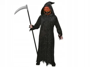 Adult Pumpkin Reaper Costume - Halloween - Fancy Dress - Picture 1 of 1