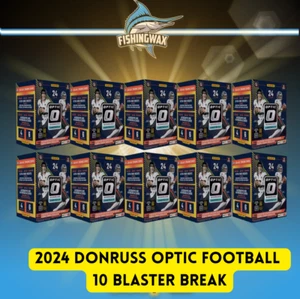 ATLANTA FALCONS 2024 Donruss Optic Football 10 Blaster Break 3421 - Picture 1 of 1