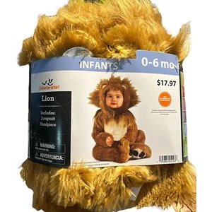 Kleinkind Kostüm Halloween Baby Löwe Jungtier Art zu feiern Größe NB-6M 2-teilig 0-6 Monate - Bild 1 von 5