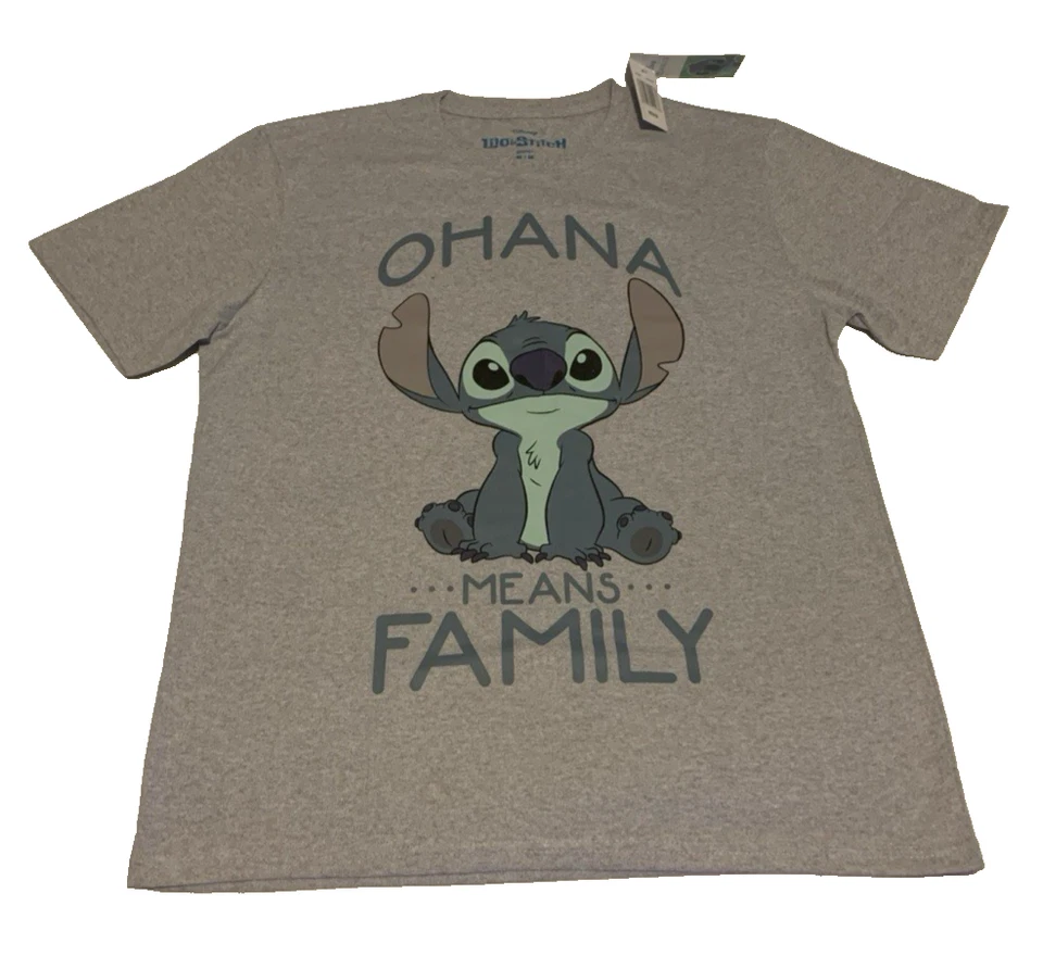 Disney Lilo & Stitch Ohana Means Family Men’s Size Medium Graphic T shirt