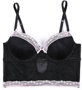 NEU GÜNSTIG! Sophie B. Demi Longline Spitzen BH, Damen Dessous, schwarz 34C - Bild 1 von 4