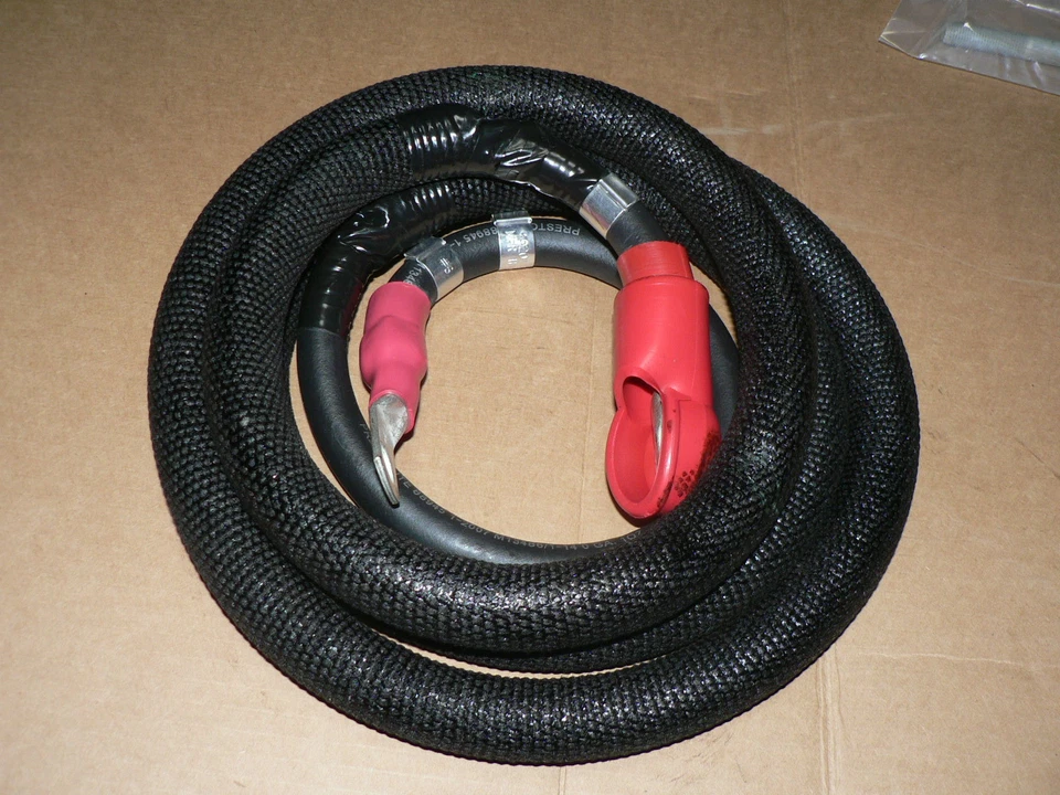 AM GENERAL BATTERY CABLE 100"L X .660 OUTSIDE D 1-14 0 gauge 1 oz - Image 1 of 1