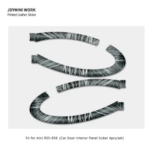 Pegatina de cuero para panel de puerta de coche para MINI COOPER R55 R56 R57 R58 R59 accesorios T - Imagen 1 de 7