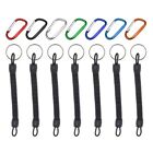 7x Safety Fishing Lanyard Multi-Tools Coiled Ropes Wire for Fishing Camping Tool