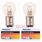 2 pc Philips Brake Light Bulbs for MG MGB Midget TD TF 1949-1979 Electrical op