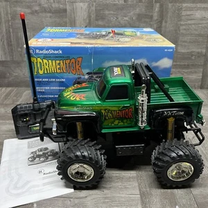 Vintage Radio Shack TORMENTOR RC Truck Green 60-4228 COMPLETE In Box Tested - Picture 1 of 24