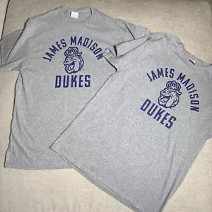 James Madison UniversityOfficial One Color Dukes HeadUnisex Adult Tshirt Bundle - Picture 1 of 4