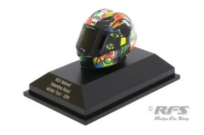 Valentino Rossi AGV Helm helmet MotoGP Winter Test 2019 1:8 Minichamps - Bild 1 von 2