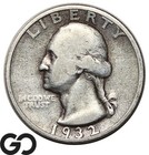 1932-S Washington Quarter, Key Date San Francisco Issue